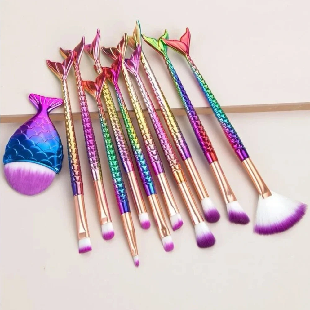 11pc Makeup Brush Set ❤️